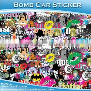 Gloss1.52x30m Custom Graffiti Bomb Vinyl Factory Car Wrap Cost thumbnail-6