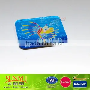 2014 Hot Funny Transparent Acrylic Cup Mat ,cup Coaster thumbnail-1