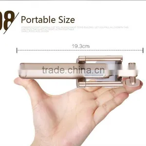 2016 New Design Power Bank Mini Monopod Selfie Stick With Flash Light and Mirror thumbnail-2
