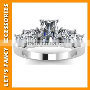 925 Sterling Silver Silver Ring Design Wholesale Wedding Ring PGRG0051 thumbnail-2