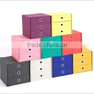 3 DRAWER STORAGE COLOR BOX thumbnail-1