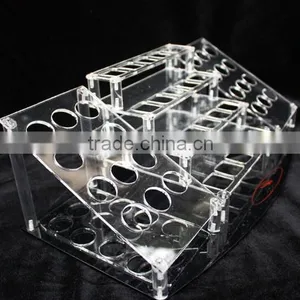 4 Tiers Acrylic Nail Polish Displays Rack, Acrylic Cosmetic Display Stand thumbnail-6