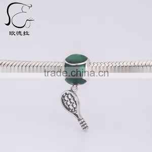 Bird With Crystal Enamel 925 Silver European Charm thumbnail-4