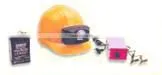 Helmet With Head Lamp And Rechargeable Battery SSS-0072 thumbnail-1