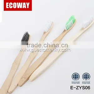 Hot Sales Bamboo Disposable Hotel Toothbrush Biodegradable Tooth Brush thumbnail-1
