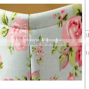 YIWU RODA 100%canvas Fashionable Floral High-capacity Folding Storage Box Quality Choice thumbnail-5