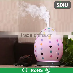 Aromatherapy Aroma Diffuser Humidifier LED Ceramic Mist Air Purifier thumbnail-3