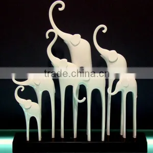 Resin Indoor Decorative Statue Elephant Animal Statue For Sale thumbnail-4