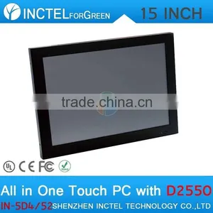 2015 NEW Desktop Computer Touchscreen All in One Computer With 5 Wire Gtouch 15 Inch 6COM LPT 4G RAM ONLY Dual 1000Mbps Nics thumbnail-3