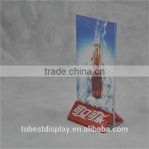 3 Sided Clear Acrylic Menu Holder,acrylic Menu Stand,acrylic a5 Menu Stand Factory Price thumbnail-4