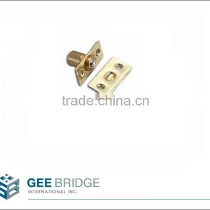 0801004 Solid Brass Furniture Hardware Door Cabinet Adjustable Ball Catch thumbnail-1