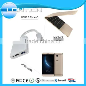 NEW Products USB 3.1 Type C Male To 3 Ports thumbnail-5