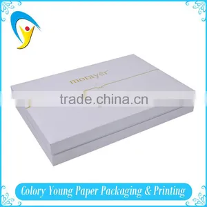White Hot Stamping Cosmetic Gift Set Paper Packaging Box thumbnail-6