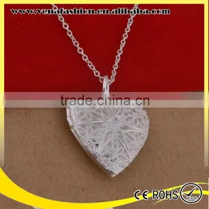 Plated 925 Silver Solid Blank Photo Pendant thumbnail-2