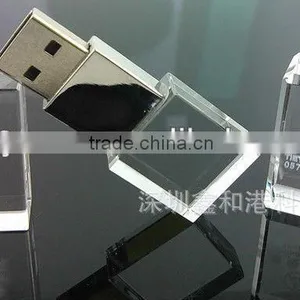 Crystal 3d Laser Usb Flash Drives, Crystal Usb Drive,LED Light Usb Flash Drives thumbnail-1