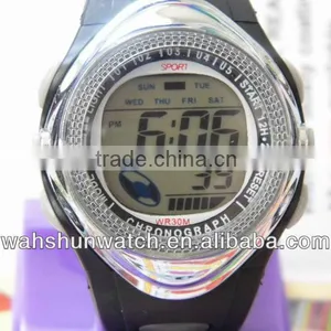 2013 Fashionable PU Strap Lcd Electronic Sport Watch,digital Watch thumbnail-1