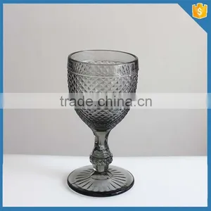 350ml Stemware Pineapple Pattern Coloured Drinking Glass Wine Cup thumbnail-1