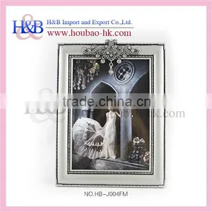 H&B New 4*6 5*7 8*10 Metal Wedding Digital Photo Frame thumbnail-1