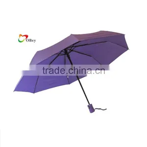 21"*8K Wind-resistant Auto Open and Close 3 Folding Umbrella thumbnail-2