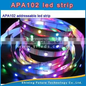 APA102 48 Leds/m 5050 RGB SMD Full Color Addressable IP20/IP65/IP67/IP68 Led Strip Light 5V Replace Ws2801 Ws2812B Strip thumbnail-1