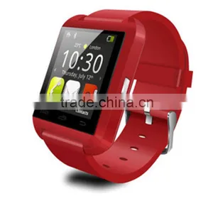 Multi-language U8 Bluetooth Smart Wrist Watch Phone Mate For Android IOS Iphone 6 /6s Samsung LG Huawei XIAOMI Lenovo Phone thumbnail-1
