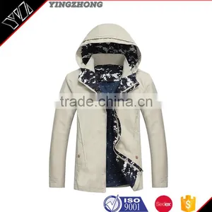 Wholesale Hevay Navy Cotton Mens Custom Winter Jacket thumbnail-5