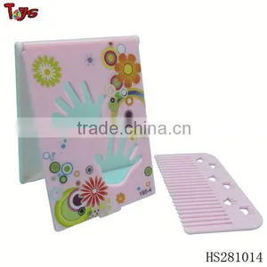 Top Cheap Beautiful Foldable Mirror With Comb thumbnail-1