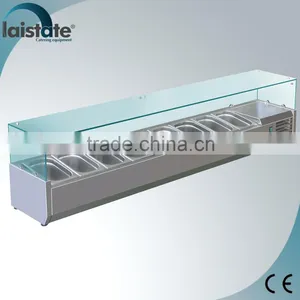 9*GN1/3 Pizza Glass Display Counter thumbnail-1