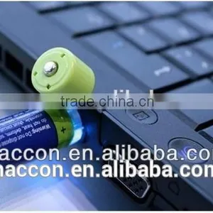 1.2V 1450mAh Rechargeable Ni-MH Battery AA USB fd g thumbnail-2
