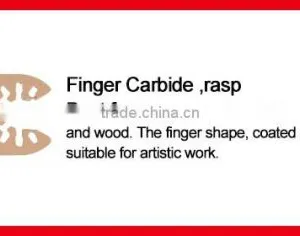 Finger-shaped Quick Release Carbide Oscillating Tool Saw Blade for Coarse Sanding of Fillers, Tile Adhesive, Concrete, Stone thumbnail-2