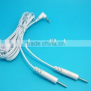 2 in 1 Durable Tens Unit Electrode Wire Cable ,digital Therapy Massage thumbnail-1