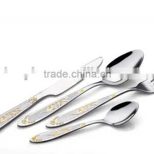 Silver and Gold Cutlery Set thumbnail-2