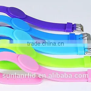 RFID Silicone Bracelets, Access Control RFID Wristbands/Paper Bracelets/Soft PVC Wristbands thumbnail-1