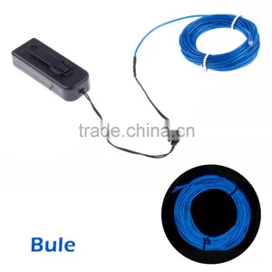 3M Flexible Neon Light Glow EL Wire Rope Car Party Different Colors thumbnail-4