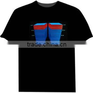 el Sound Activated Clothes el Light T-shirt thumbnail-1