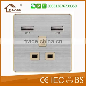 Factory Direct Sales of Luxury Double USB Socket Charger Hotel Phone Power Socket thumbnail-2