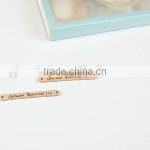 Guangzhou Leather Label Factory Customs Synthetic Waist Leather Patch thumbnail-2