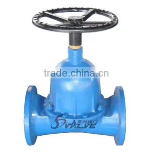 Cast Iron Hand Wheel DN100 PN16 SAUNDERS DIAPHRAGM VALVE thumbnail-1
