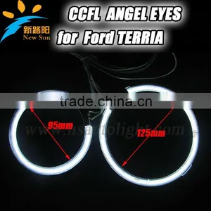 4 Rings 95mm & 125mm Ccfl Angel Eyes Ring for Car Projector Lens 8000k High Brightness Head Lamp for F Ord thumbnail-1