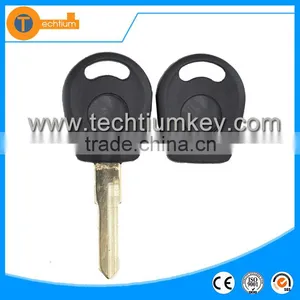 Car Transponder Key Cover Shell Case Fob With Uncut Blade Replacement Key for vw Jetta thumbnail-1