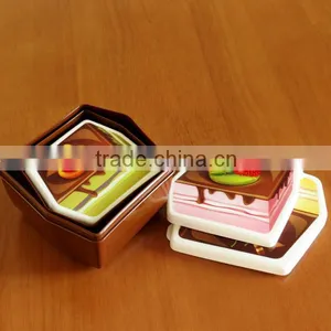 Gift Idea Cake 4 in 1 Nestable Cute Plastic Kids Snack Box thumbnail-6