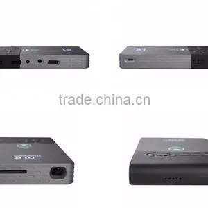 Cheap Price 5G WIFI LED Lamp 15000 Hours 1G 8G Digital Projector DLP Portable Android 4.4 Smart C2 Projector thumbnail-6