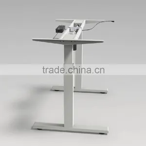 Ergonomic Electric Metal Height Adjustable Office Desk/ Table/ Workstation for All Market thumbnail-6