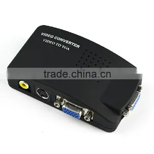 AV To VGA TV CCTV BNC/RCA S-Video AV to VGA Converter Adapter Converter Wholesale thumbnail-4