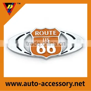 Cheap High Quality Abs Emblem Route us 66 Custom Logo for Car thumbnail-1