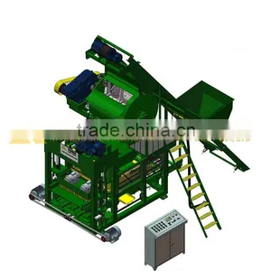 Construction Equipment for Sale QTJ4-18 Automatic Cement Block Making Machine thumbnail-1