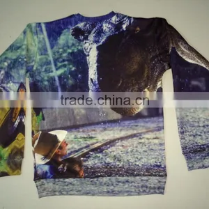2015 3d Printing OEM Crewneck Sweatshirts Fleece thumbnail-2