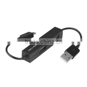 Premium1MINI USB OTG Cable for Iphone and Low-cost High-speed Plastic Casing 3 Port Usb Hub 2.0 thumbnail-1