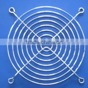 Fan Grill Chrome Metal Wire Guard thumbnail-1