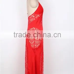 Long Lace Tube Babydoll Dress Arab Women Sexy Lingerie thumbnail-2
